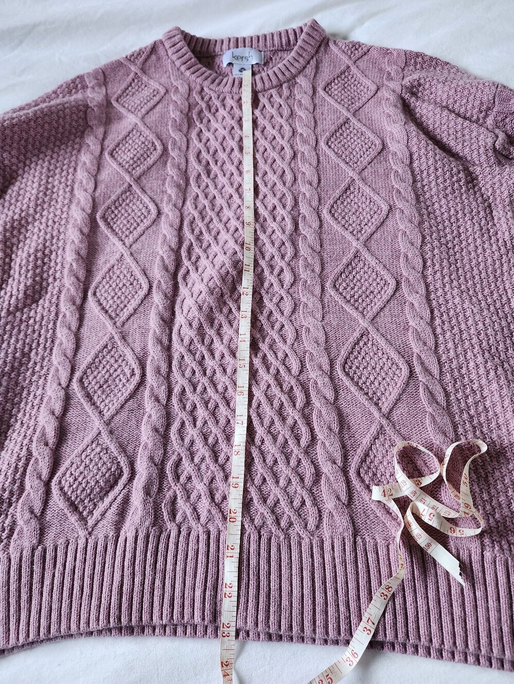 Kersh Merino Wool Cotton Blend Knit Sweater - Picture 9 of 9